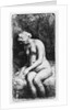 Woman bathing, 1658 by Rembrandt Harmensz. van Rijn