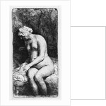 Woman bathing, 1658 by Rembrandt Harmensz. van Rijn