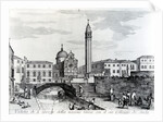 View of San Giorgio dei Greci and the Flanginian School, Venice by Italian School