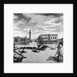 View of St. Mark's Square from the Lagoon, Venice by Francesco Zucchi