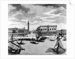 View of St. Mark's Square from the Lagoon, Venice by Francesco Zucchi