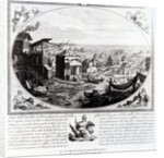Early Settlement of Venice by Italian School