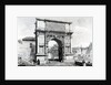 Arch of Titus, part of a series of 'Views of Rome', 1845 by Carlo Piccoli