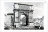 Arch of Titus, part of a series of 'Views of Rome', 1845 by Carlo Piccoli