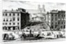 Piazza di Spagna, c.1740 by Giuseppe Vasi