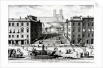 Piazza di Spagna, c.1740 by Giuseppe Vasi