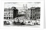 Piazza di Spagna, c.1740 by Giuseppe Vasi