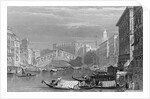 The Rialto Bridge, Venice by Samuel Prout