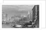 The Rialto Bridge, Venice by Samuel Prout