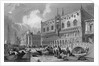 The Grand Canal and Doge's Palace, Venice by Samuel Prout