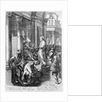 Christ before Pilate, engraved by Nicolaes Braeu by Jacopo Robusti Tintoretto