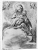 The Virgin and Child in the clouds by Federico Fiori Barocci or Baroccio
