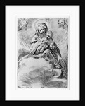 The Virgin and Child in the clouds by Federico Fiori Barocci or Baroccio