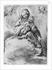 The Virgin and Child in the clouds by Federico Fiori Barocci or Baroccio