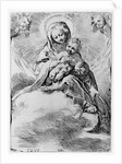 The Virgin and Child in the clouds by Federico Fiori Barocci or Baroccio
