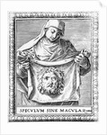 Veronica holding the Sudarium, 1581 by Agostino Carracci