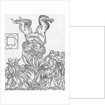 Facsmilie of the Astrological Hieroglyphic forecasting the Great Fire of London by William (after) Lilly