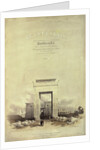 Great Gateway leading to the Temple of Karnak, titlepage to 'Egypt and Nubia', lithograph by Louis Haghe, published 1849 by David (after) Roberts