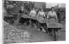 Women Barrowing Coke at a Gas Works, War Office photographs, 1916 by English Photographer