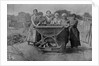 Women Transporting Refuse. War Office photography, 1916 by English Photographer