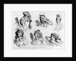 Six Stages of Making a Face by Thomas Rowlandson