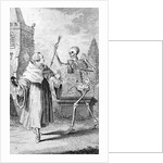 Frontispiece of 'Select Epitaphs' by William Toldervy by Thomas Worlidge