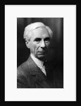 Bertrand Russell by English Photographer