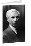 Bertrand Russell by English Photographer