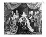 Edward VI granting the Charter for Bridewell Hospital to Sir George Barnes in 1553 by George Vertue