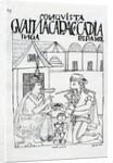 An Inca asks a Spaniard what he eats, he replies 'Gold' by Felipe Huaman Poma de Ayala