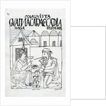 An Inca asks a Spaniard what he eats, he replies 'Gold' by Felipe Huaman Poma de Ayala