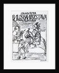 Sebastian de Benalcazar and Hernando Pizarro confront Atahualpa Inca at the Royal Baths in Cajamarca by Felipe Huaman Poma de Ayala