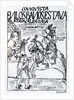 Sebastian de Benalcazar and Hernando Pizarro confront Atahualpa Inca at the Royal Baths in Cajamarca by Felipe Huaman Poma de Ayala