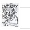 Sebastian de Benalcazar and Hernando Pizarro confront Atahualpa Inca at the Royal Baths in Cajamarca by Felipe Huaman Poma de Ayala