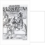 Sebastian de Benalcazar and Hernando Pizarro confront Atahualpa Inca at the Royal Baths in Cajamarca by Felipe Huaman Poma de Ayala