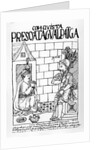 Atahualpa Inca in his prison at Cajamarca by Felipe Huaman Poma de Ayala
