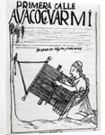 The first 'street' or age group of women, a weaver of thirty-three years by Felipe Huaman Poma de Ayala