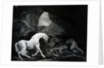 A Horse startled by a Lioness, engraved by Benjamin Green, 1774 by George (after) Stubbs