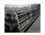 Paint and brushes aisle, Woolworths store, 1956 by English Photographer