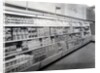 Cake and pudding mixture aisle, Woolworths store, 1956 by English Photographer