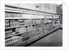 Cake and pudding mixture aisle, Woolworths store, 1956 by English Photographer