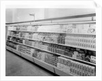 Tea and sugar aisle, Woolworths store, 1956 by English Photographer