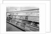 Tea and sugar aisle, Woolworths store, 1956 by English Photographer