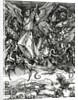 St. Michael fighting the Dragon, 1498 by Albrecht Dürer or Duerer