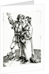 A rustic couple by Albrecht Durer or Duerer