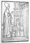 Lorenzo Giustiniani, frontispiece to 'Doctrina della Vita Monastica', 1494 by Italian School