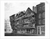 Old Houses and Shopfronts on Chancery Lane, London, 1798 by English School