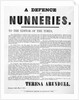 A Defence of Nunneries by Theresa Arundell, 1851 by English School