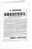 A Defence of Nunneries by Theresa Arundell, 1851 by English School