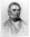 Thomas Babington Macaulay, at the age of 49. engraved by William Holl, c.1850s by George Richmond